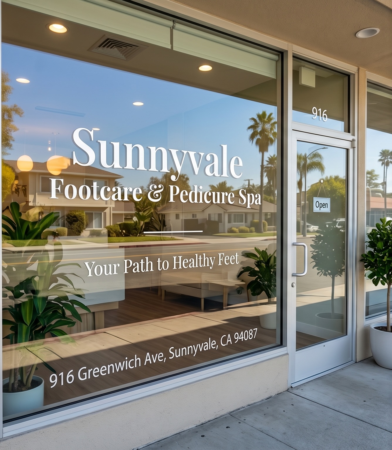 Sunnyvale Footcare Front Window
